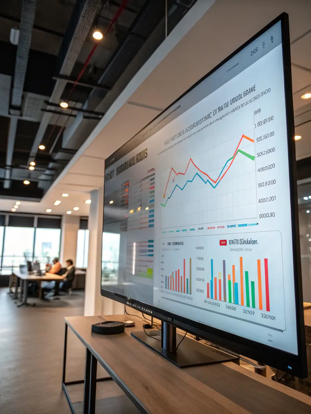 A graph showing the ROI of Instagram marketing efforts after implementing coaching strategies, emphasizing financial growth.